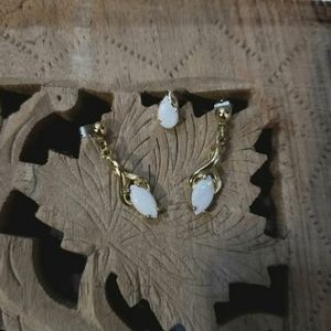 Vintage opal earrings